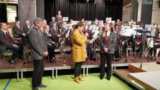 Dirigentin Daniela Hofmann wird zur Stadt­ka­pell­meis­terin ernannt