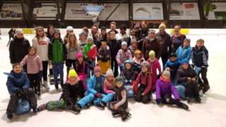 Schlitt­schuh­laufen in Wernau am 17.Januar 2019