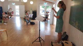 Auch die JuKa ist zurück im Probenalltag