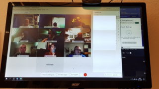 Vorstands­sitzung mal wieder virtuell…