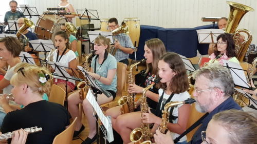 Gemeinsame Probe am 02.08.2018 - 02